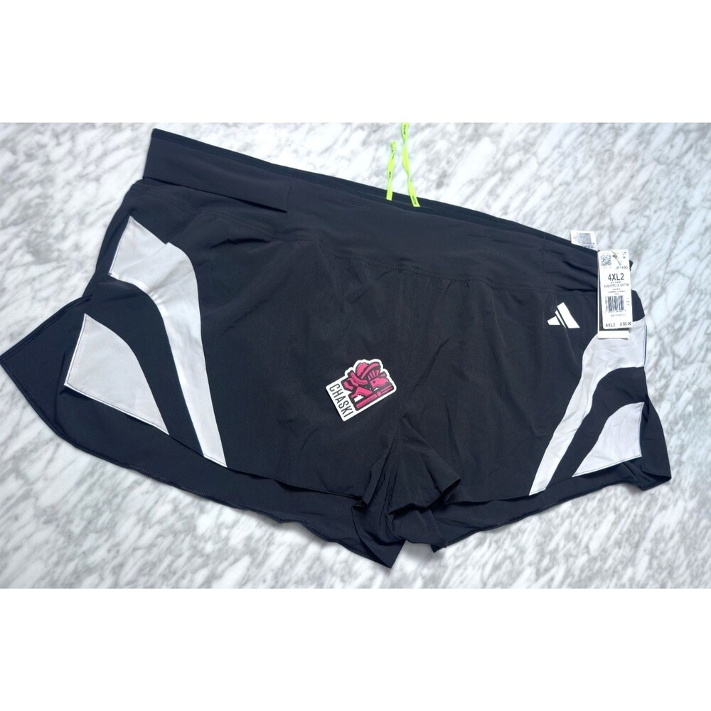 Adidas Adizero Archive Run Gel Brief-Lined Shorts Mens 4XL 2" Black JP1490